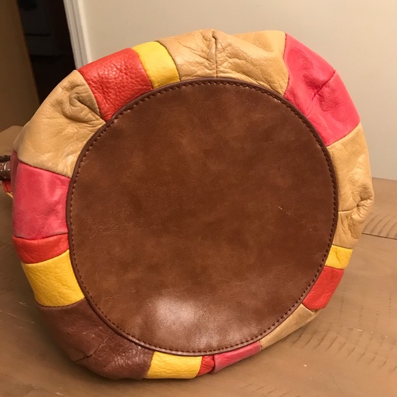 The Sak Multi-Color Leather Tote, Crocheted Inside - Picture 10 of 10